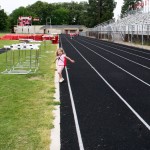 049 Alma runs track